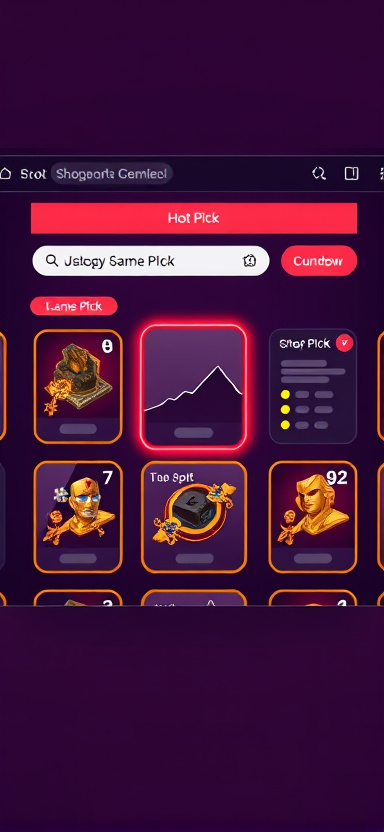 Game Shop mobile app